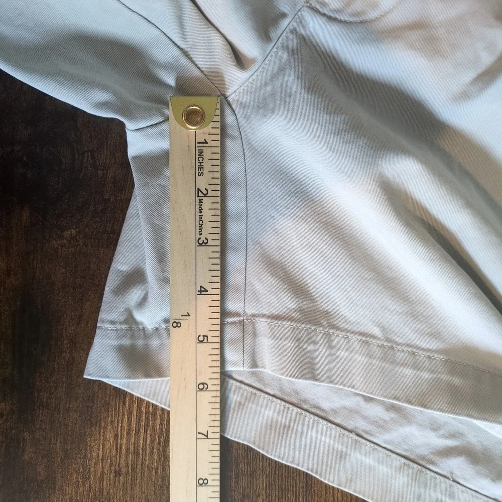 Polo Ralph Lauren Andrew Short Mens 35 Tan Khaki Pleated Chino Cotton Shorts